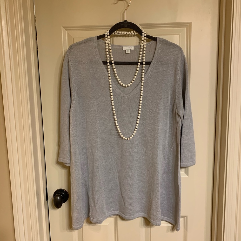 J. Jill 3/4 sleeve sweater